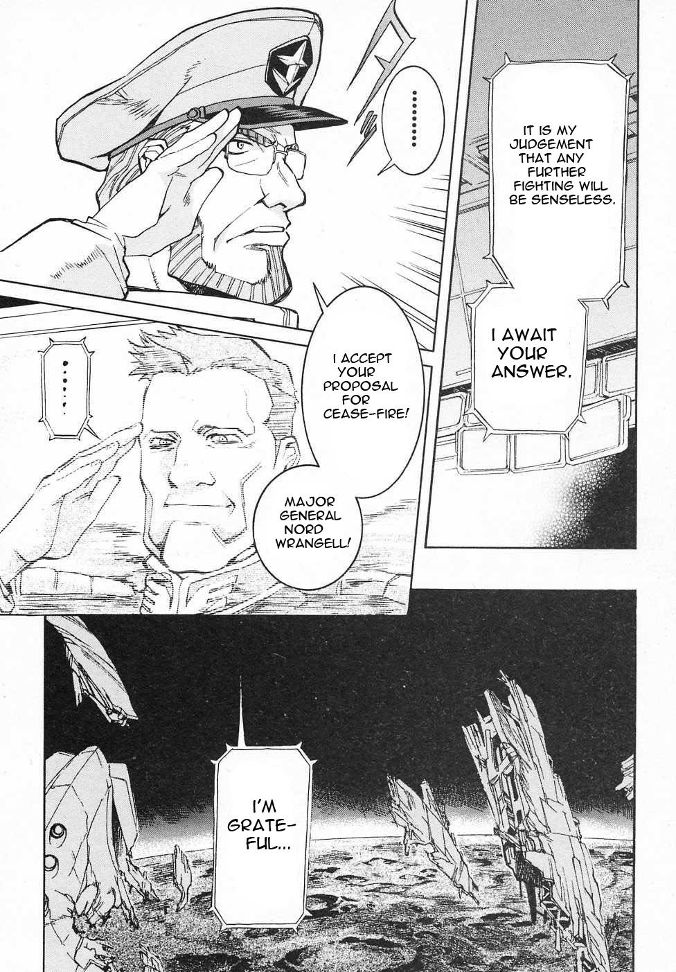 Kidou Senshi Gundam Gaiden - Sora, Senku no Hate ni... Chapter 7.2 page 39 - Chapter 7 v2 : OPERATION 7 - Peace