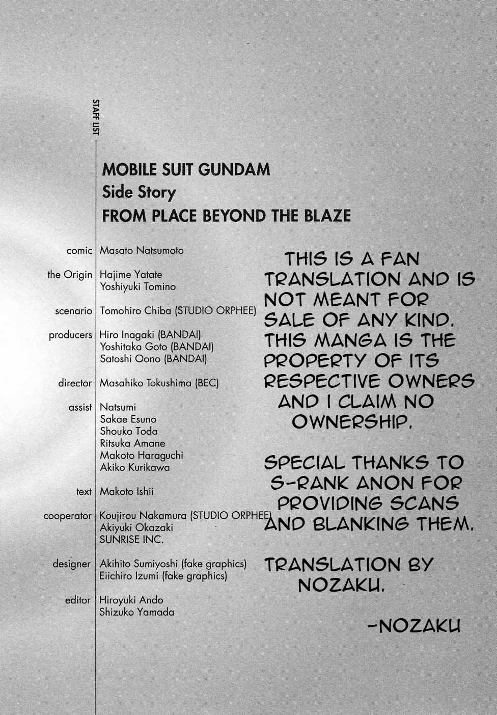 Kidou Senshi Gundam Gaiden - Sora, Senku no Hate ni... Chapter 7.2 page 43 - Chapter 7 v2 : OPERATION 7 - Peace
