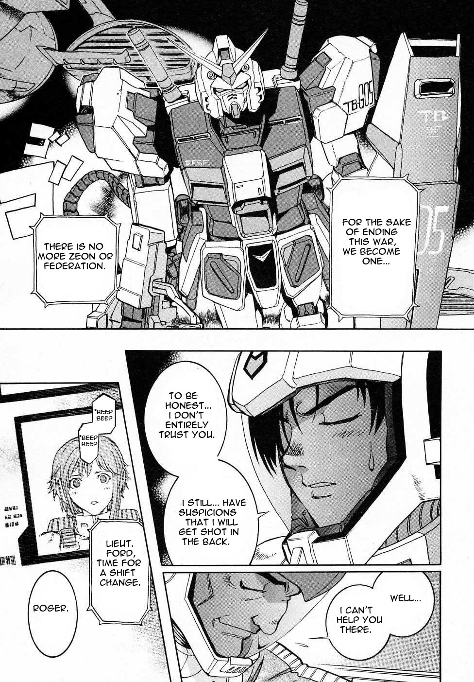 Kidou Senshi Gundam Gaiden - Sora, Senku no Hate ni... Chapter 7.2 page 9 - Chapter 7 v2 : OPERATION 7 - Peace