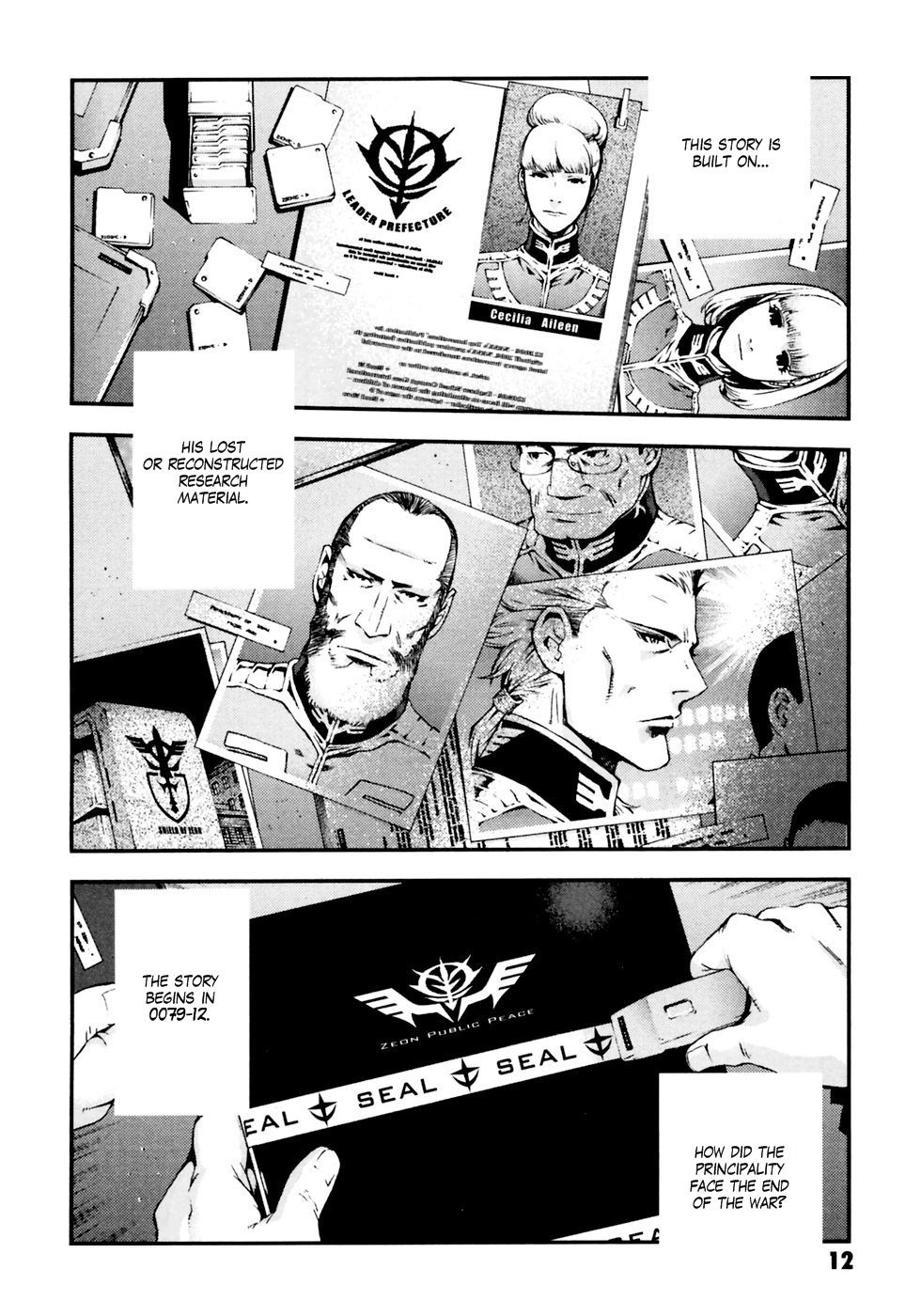 Kidou Senshi Gundam: Giren Ansatsu Keikaku Chapter 1 page 13 - Chapter 1: The Plot to Assassinate Gihren Zabi