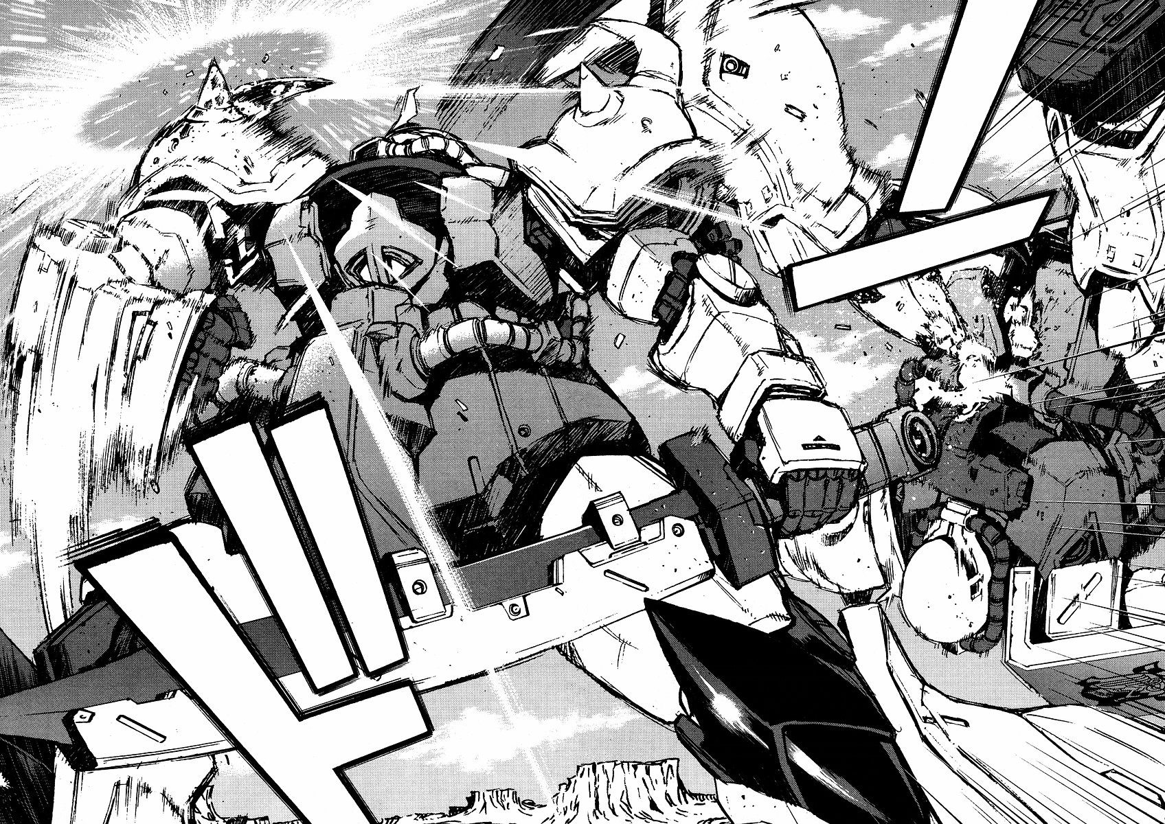Kidou Senshi Gundam: Giren Ansatsu Keikaku Chapter 16.2 page 4 - Chapter 16 v2 : Investigation Report.16 - Encounter
