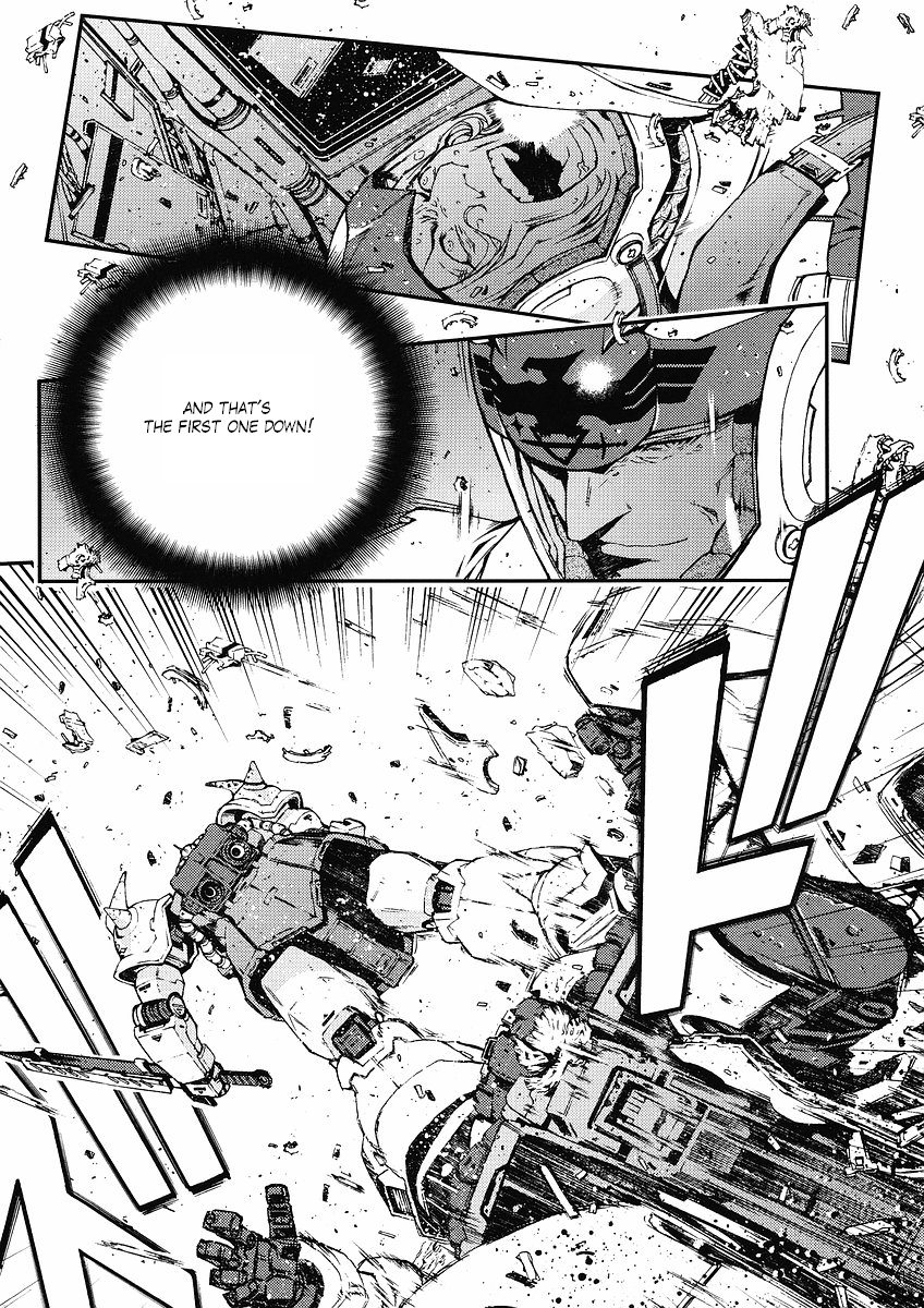 Kidou Senshi Gundam: Giren Ansatsu Keikaku Chapter 16.2 page 5 - Chapter 16 v2 : Investigation Report.16 - Encounter