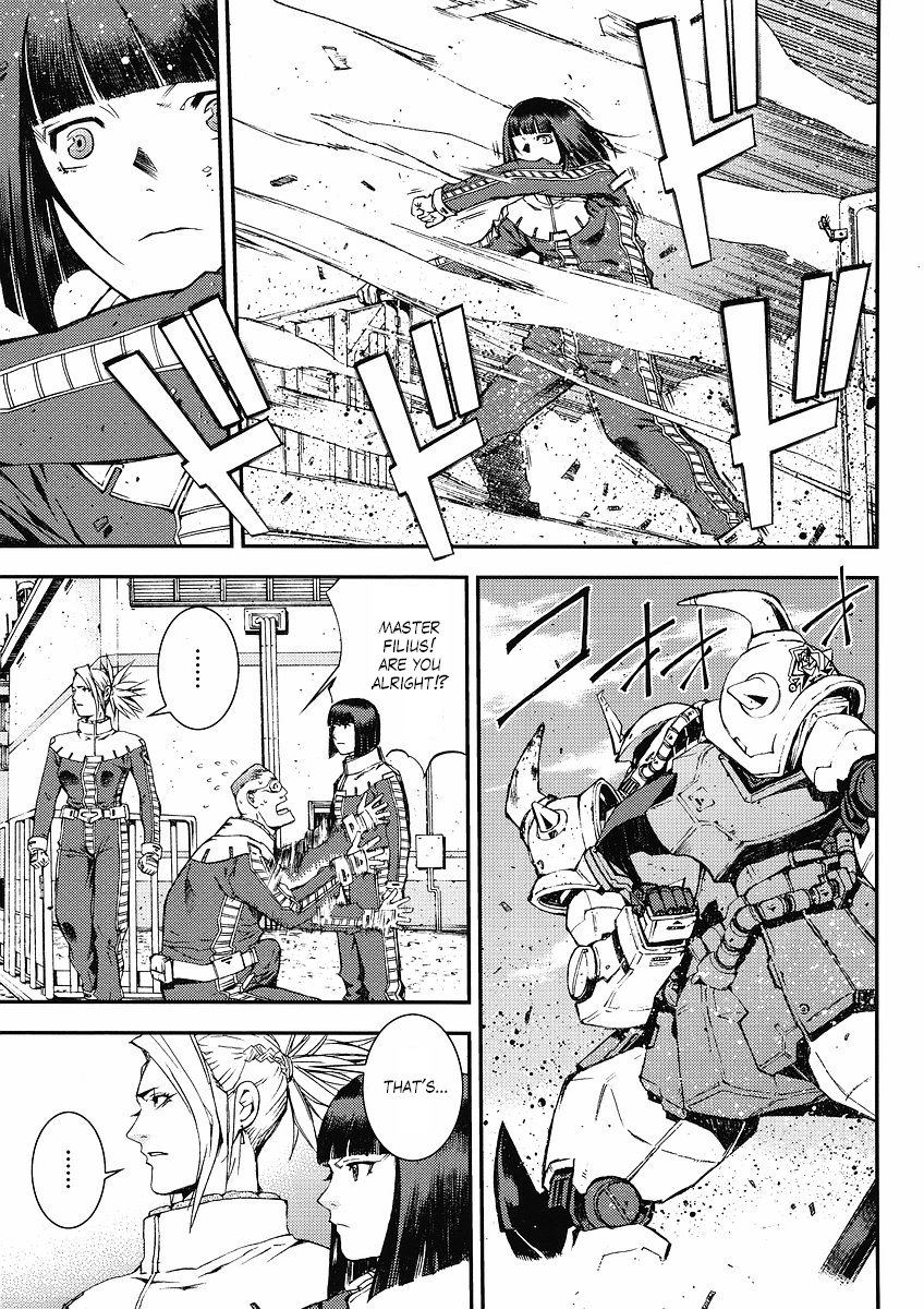 Kidou Senshi Gundam: Giren Ansatsu Keikaku Chapter 16.2 page 6 - Chapter 16 v2 : Investigation Report.16 - Encounter