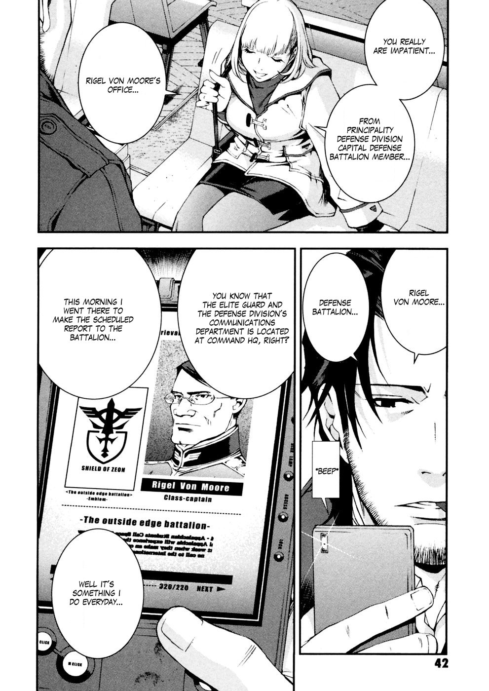 Kidou Senshi Gundam: Giren Ansatsu Keikaku Chapter 2 page 11 - Chapter 2: Informant Elise Finnigan