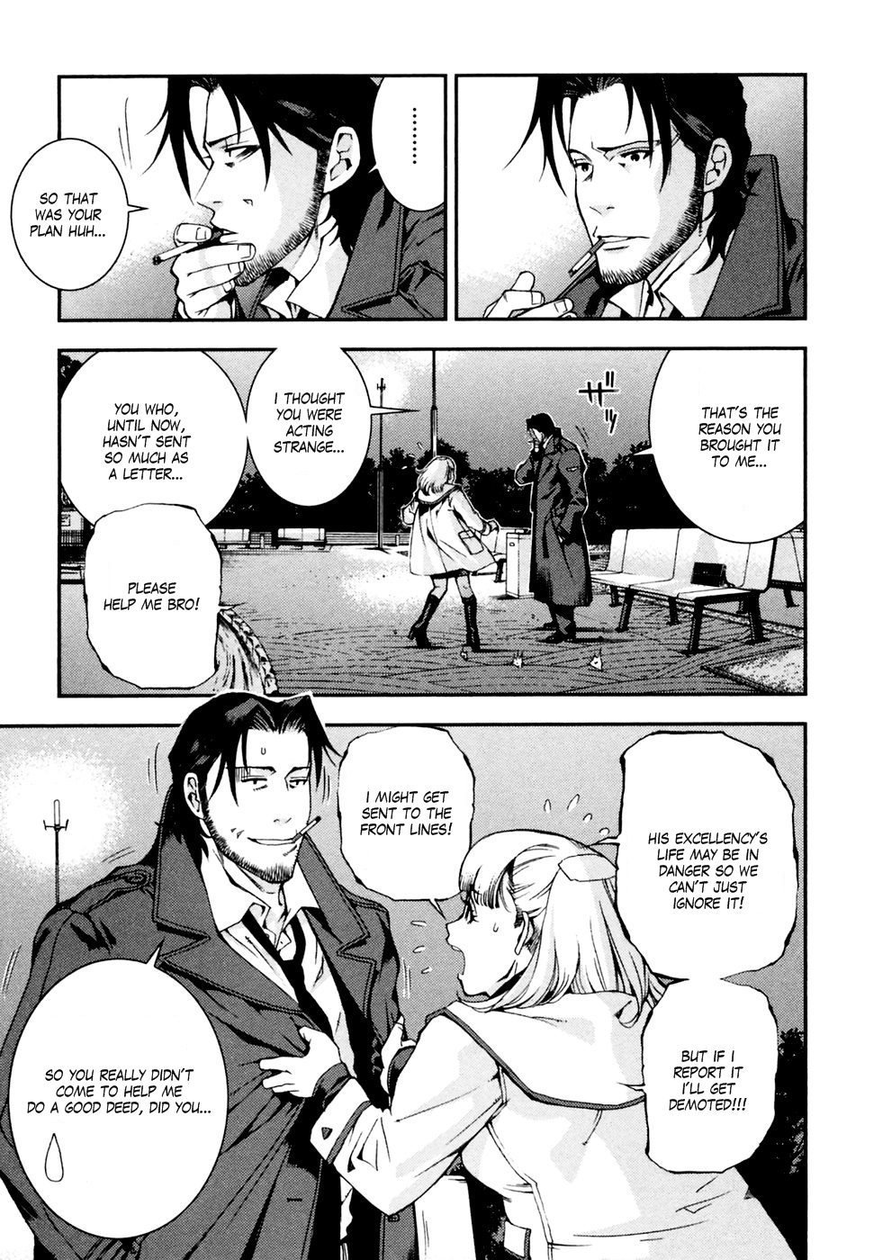 Kidou Senshi Gundam: Giren Ansatsu Keikaku Chapter 2 page 18 - Chapter 2: Informant Elise Finnigan
