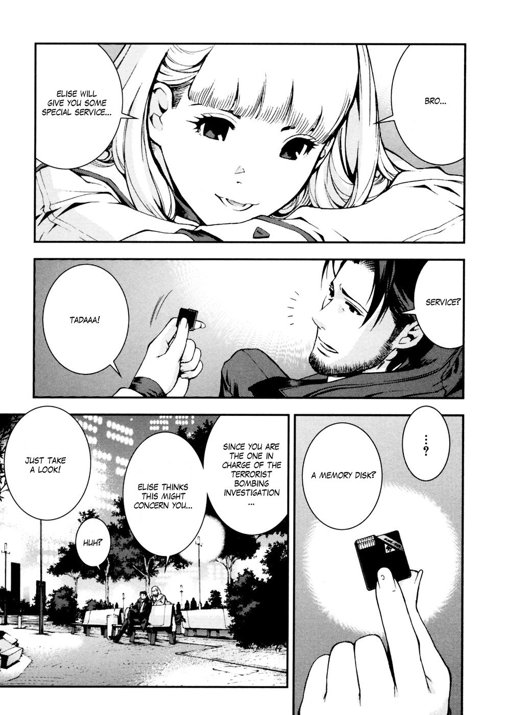 Kidou Senshi Gundam: Giren Ansatsu Keikaku Chapter 2 page 2 - Chapter 2: Informant Elise Finnigan