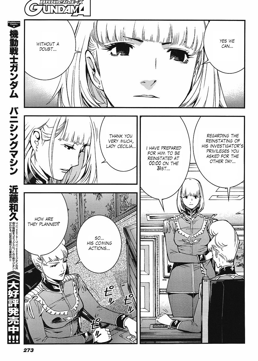 Kidou Senshi Gundam: Giren Ansatsu Keikaku Chapter 21.2 page 21 - Chapter 21 v2 : Investigation Report.21 - The Night Before