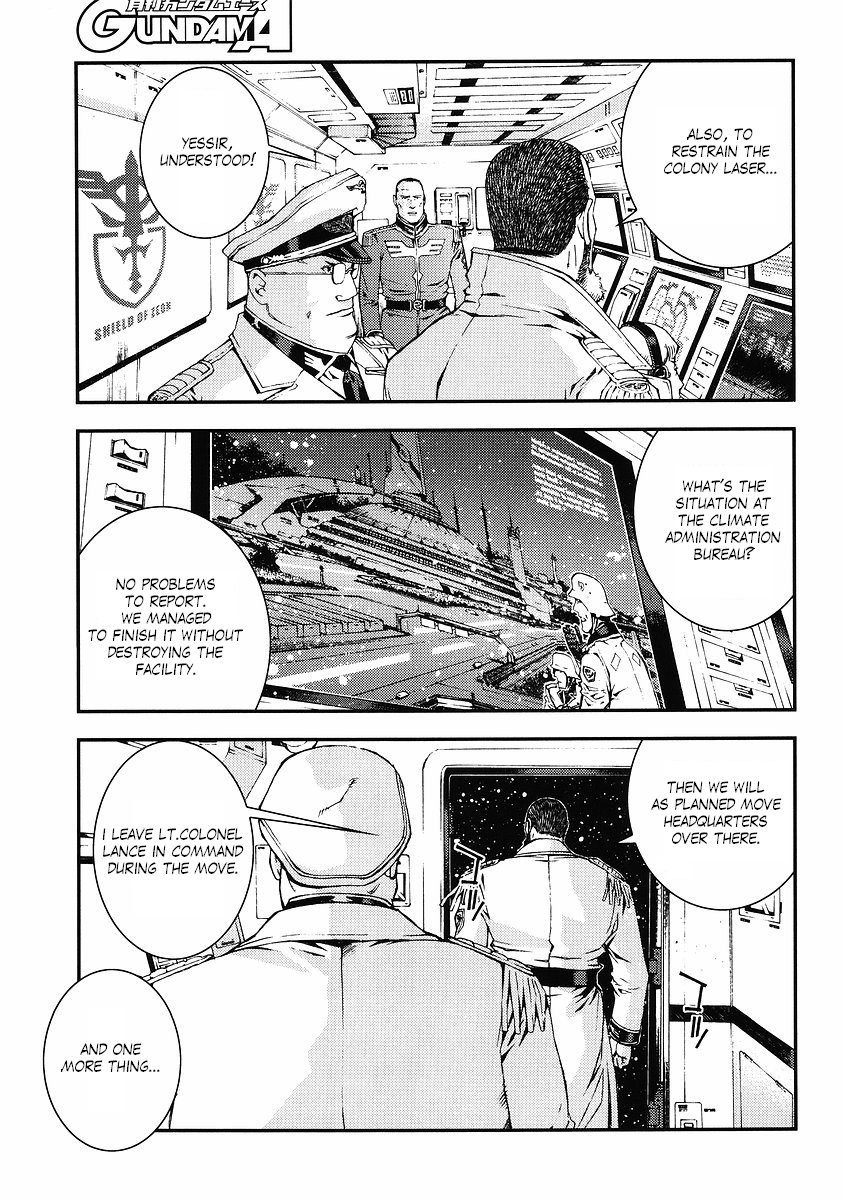 Kidou Senshi Gundam: Giren Ansatsu Keikaku Chapter 23.2 page 15 - Chapter 23 v2 : Investigation Report.23 - Beginning of the End