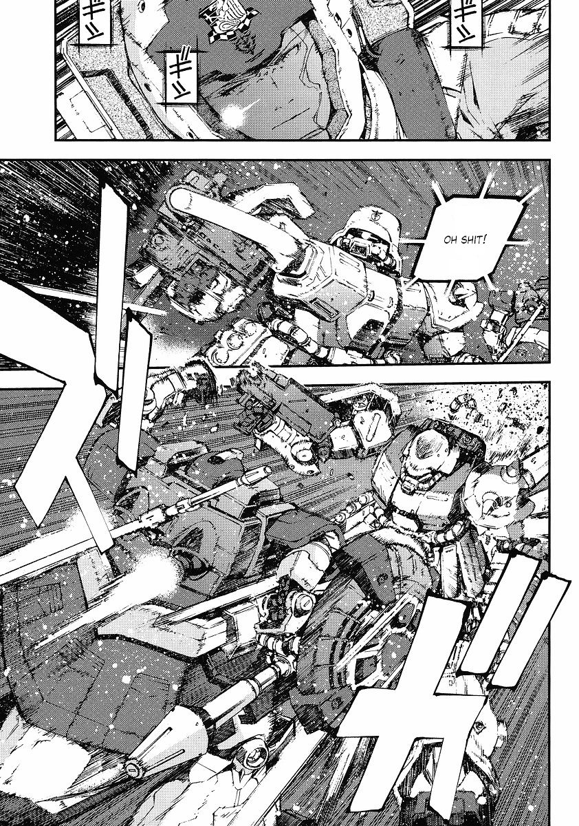 Kidou Senshi Gundam: Giren Ansatsu Keikaku Chapter 24.2 page 13 - Chapter 24 v2 : Investigation Report.24 - War Report.01
