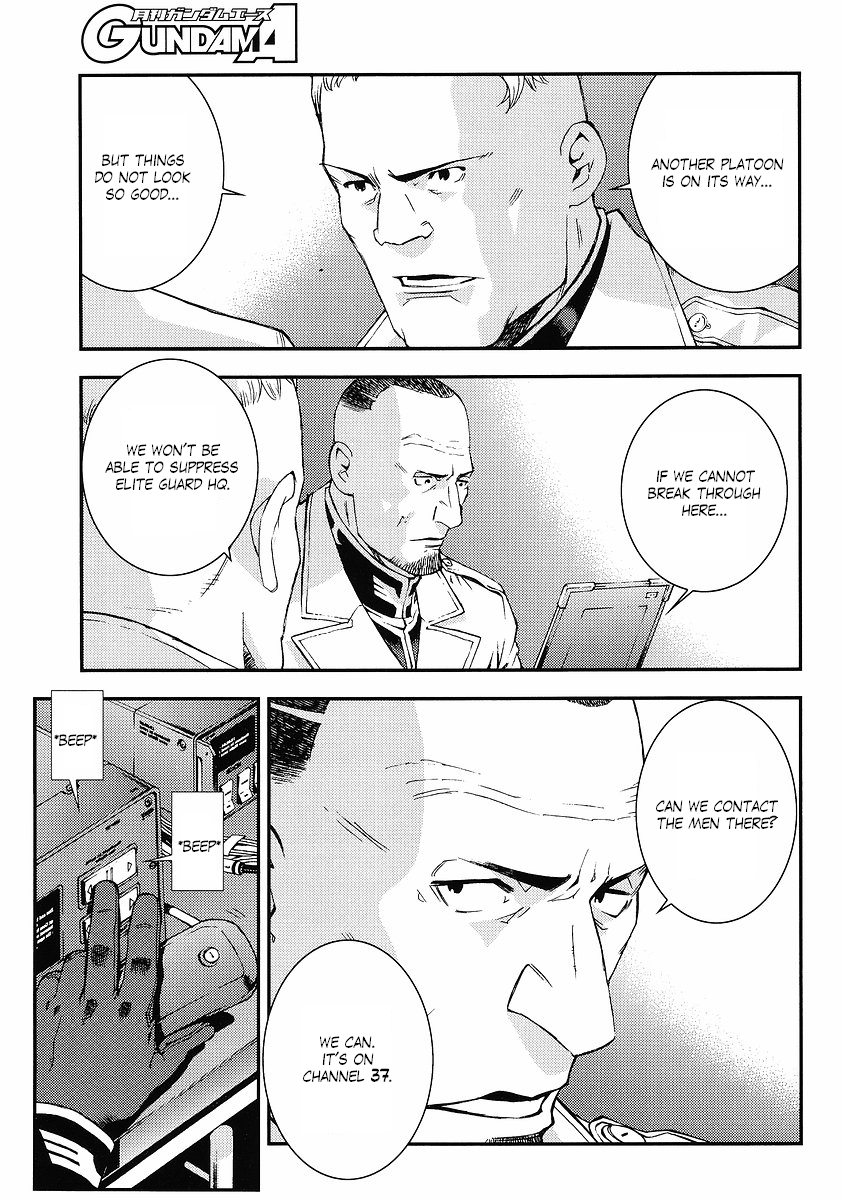 Kidou Senshi Gundam: Giren Ansatsu Keikaku Chapter 24.2 page 5 - Chapter 24 v2 : Investigation Report.24 - War Report.01