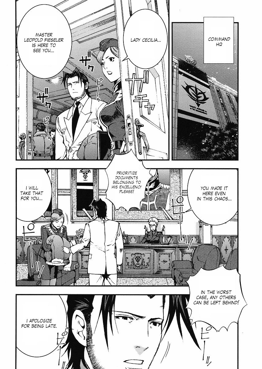 Kidou Senshi Gundam: Giren Ansatsu Keikaku Chapter 29.2 page 10 - Chapter 29 v2 : Investigation Report.29 - A Sudden Change