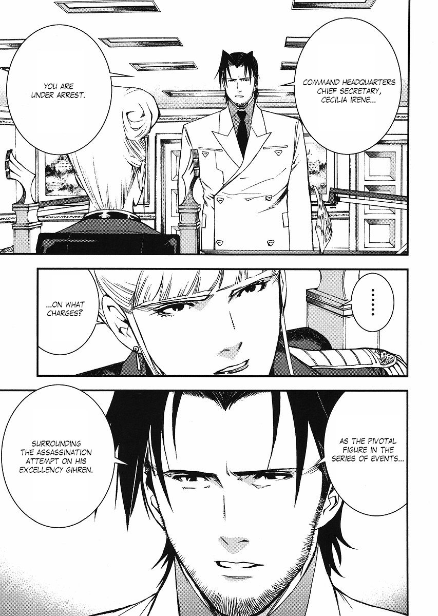 Kidou Senshi Gundam: Giren Ansatsu Keikaku Chapter 29.2 page 13 - Chapter 29 v2 : Investigation Report.29 - A Sudden Change