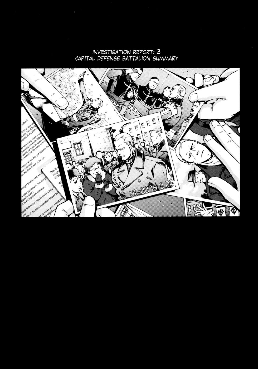 Kidou Senshi Gundam: Giren Ansatsu Keikaku Chapter 3 page 1 - Chapter 3: Capital Defense Battalion Report