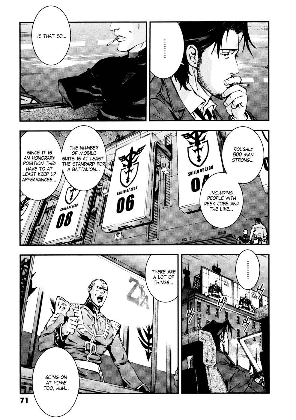 Kidou Senshi Gundam: Giren Ansatsu Keikaku Chapter 3 page 13 - Chapter 3: Capital Defense Battalion Report