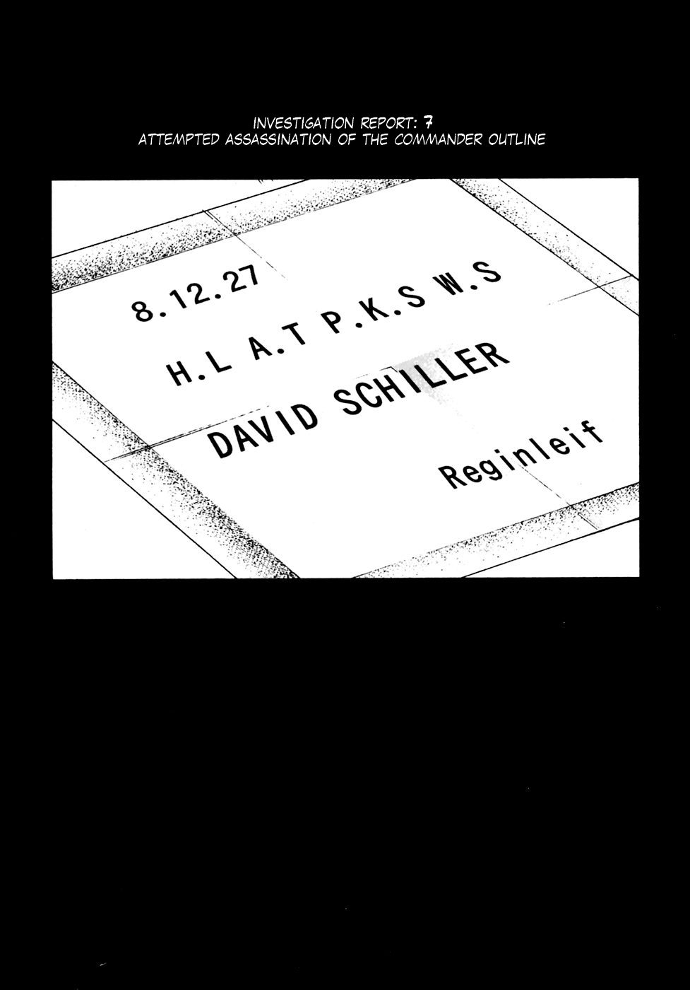 Kidou Senshi Gundam: Giren Ansatsu Keikaku Chapter 7 page 1 - Chapter 7: Attempted Assassination of the Supreme Commander Report