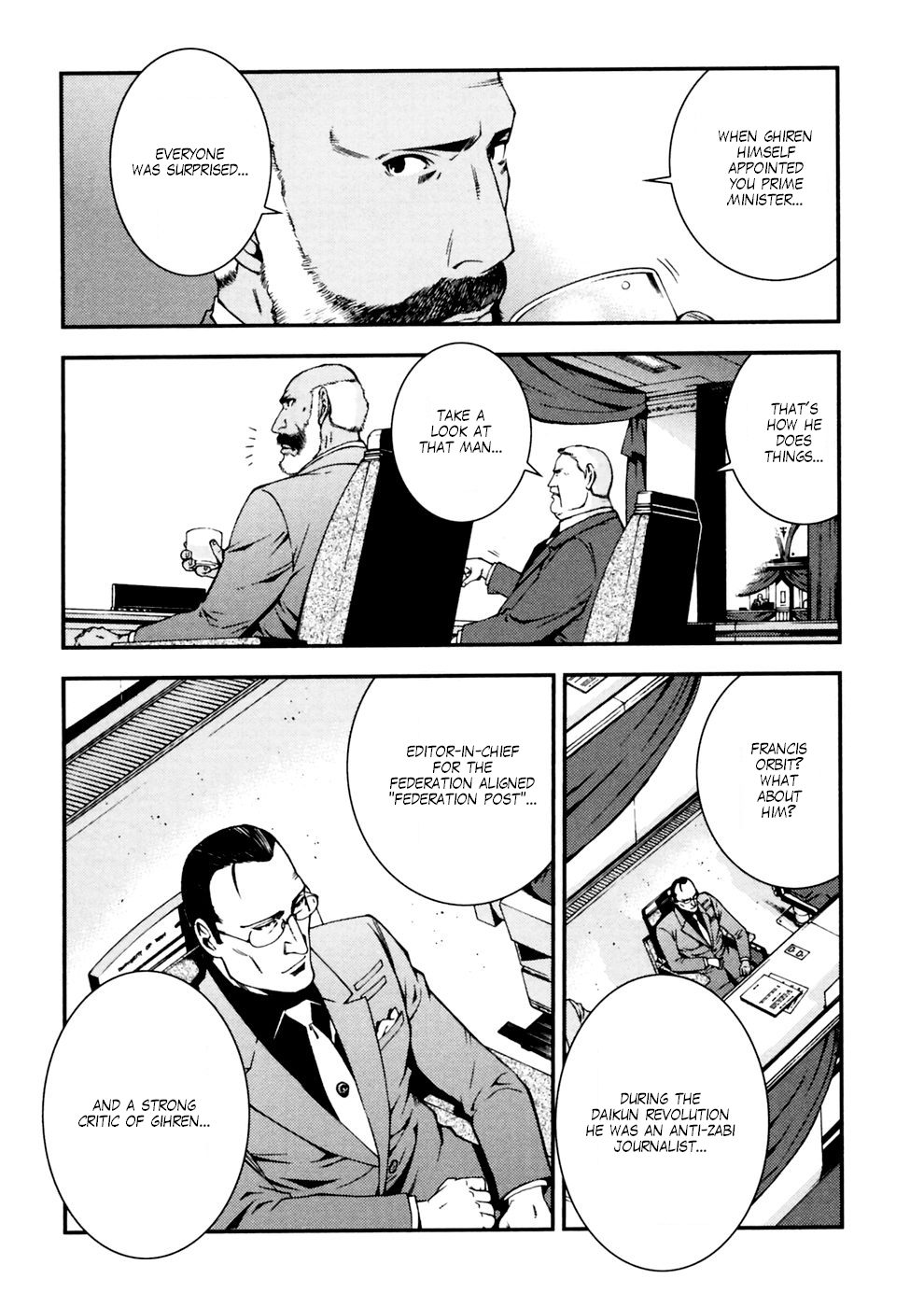 Kidou Senshi Gundam: Giren Ansatsu Keikaku Chapter 8 page 11 - Chapter 8: The Darkness of a Nation