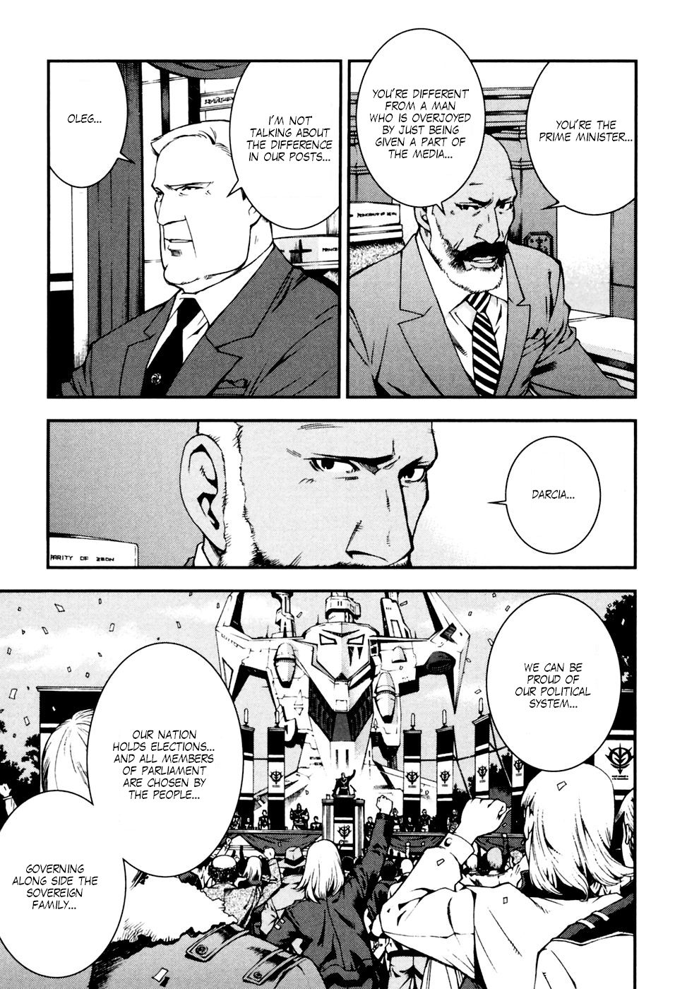 Kidou Senshi Gundam: Giren Ansatsu Keikaku Chapter 8 page 13 - Chapter 8: The Darkness of a Nation