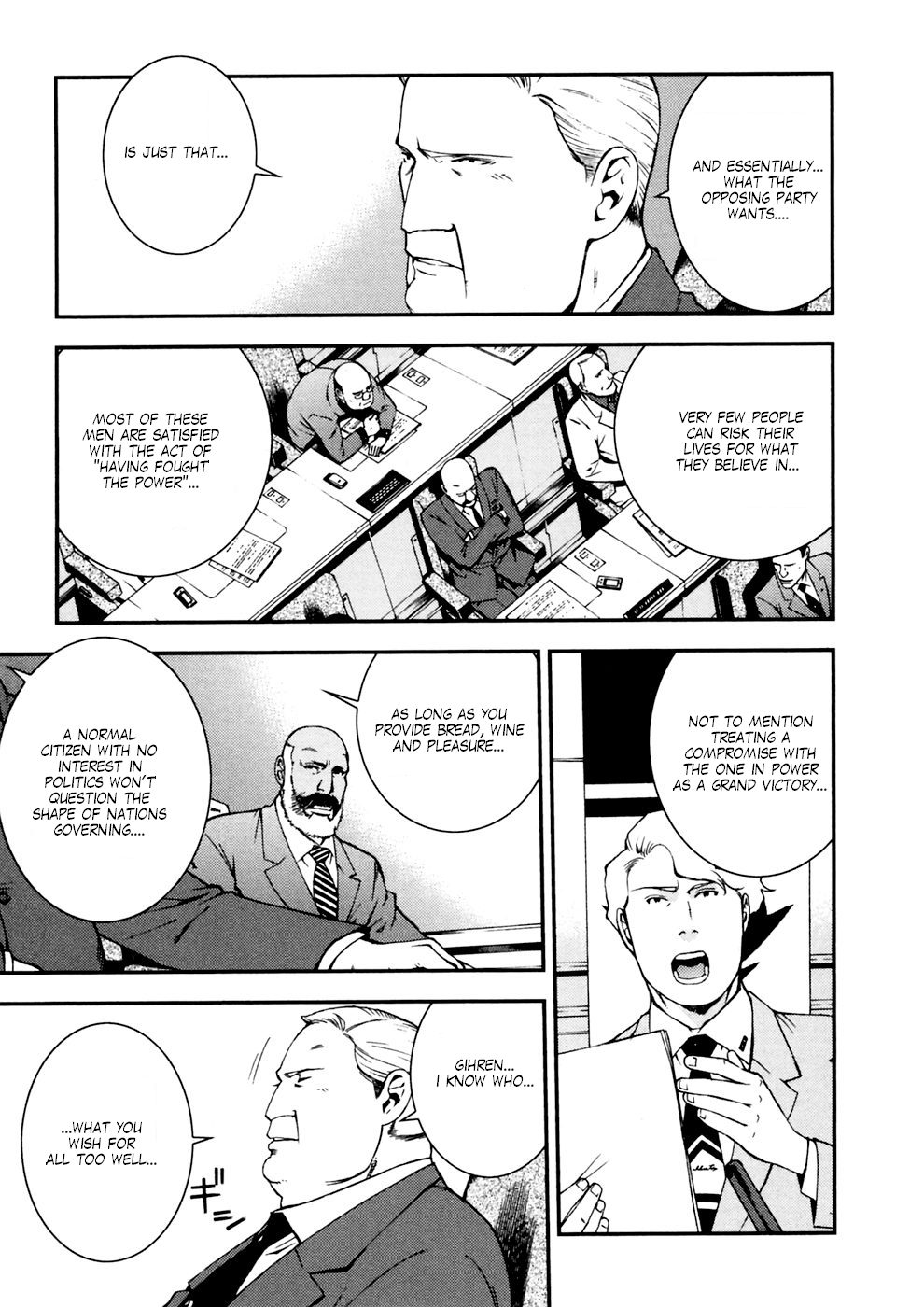 Kidou Senshi Gundam: Giren Ansatsu Keikaku Chapter 8 page 15 - Chapter 8: The Darkness of a Nation