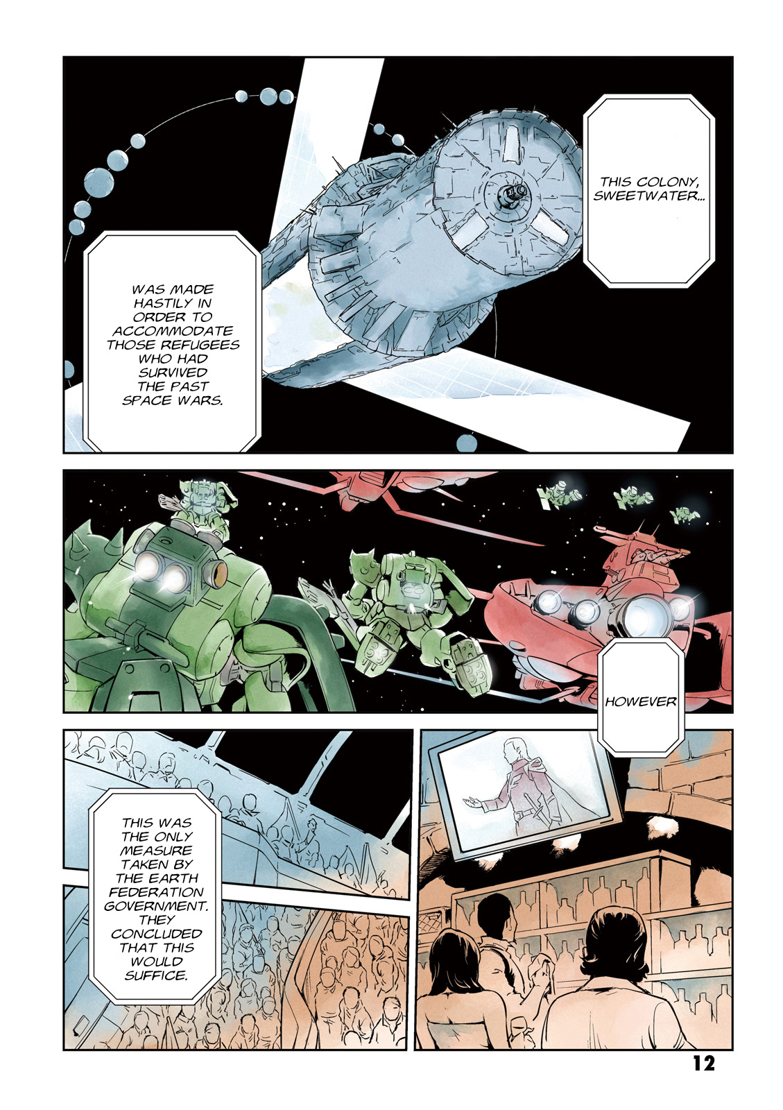 Kidou Senshi Gundam Gyakushuu no Char - Beltorchika Children Chapter 1 page 12 - Chapter 1: Prologue