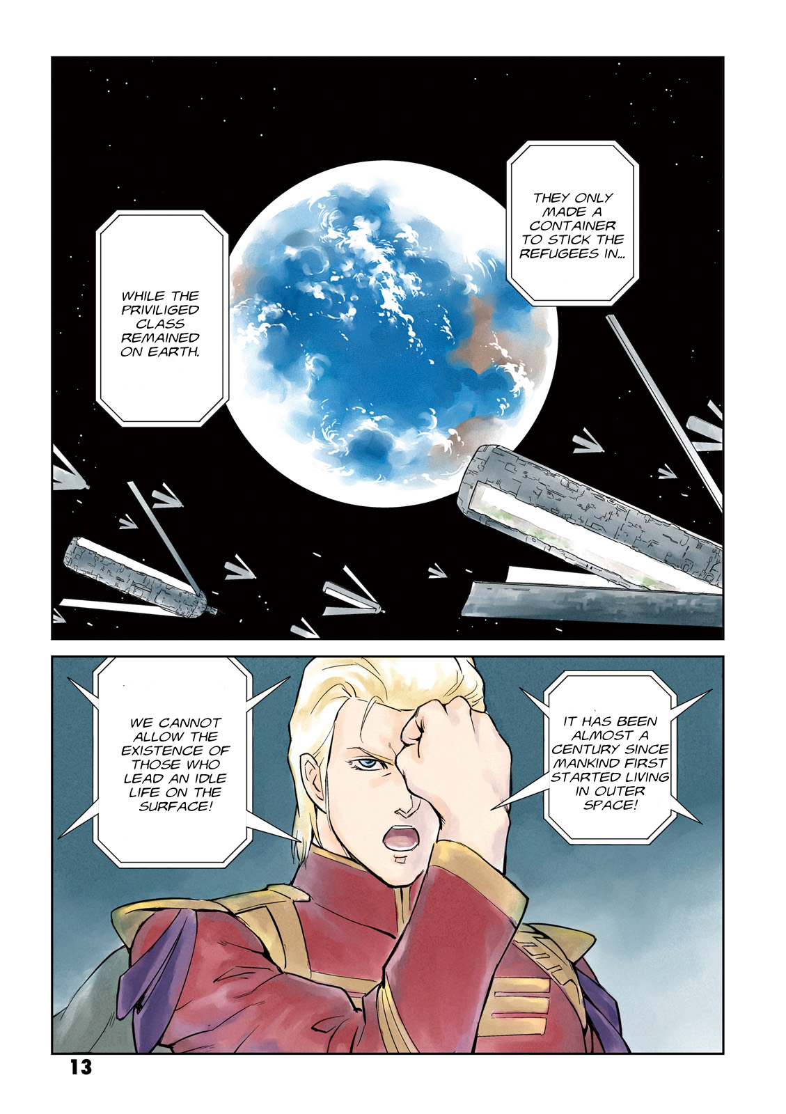 Kidou Senshi Gundam Gyakushuu no Char - Beltorchika Children Chapter 1 page 13 - Chapter 1: Prologue