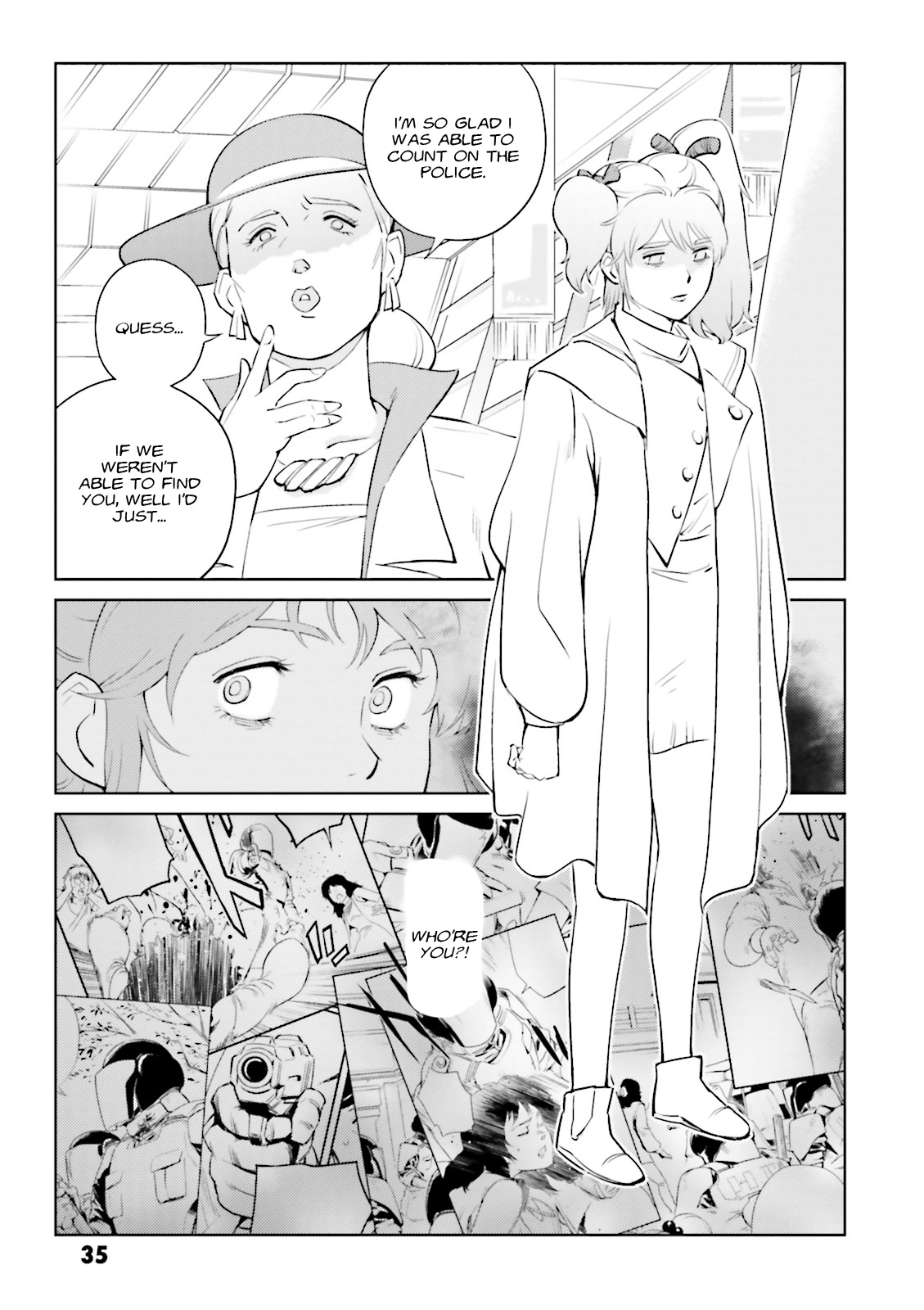 Kidou Senshi Gundam Gyakushuu no Char - Beltorchika Children Chapter 1 page 34 - Chapter 1: Prologue