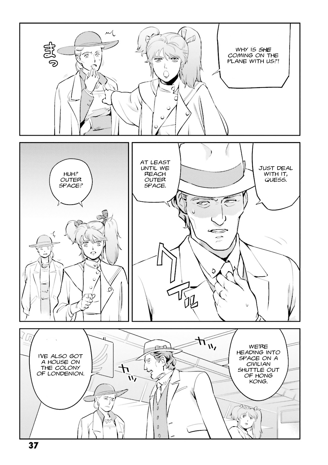 Kidou Senshi Gundam Gyakushuu no Char - Beltorchika Children Chapter 1 page 36 - Chapter 1: Prologue
