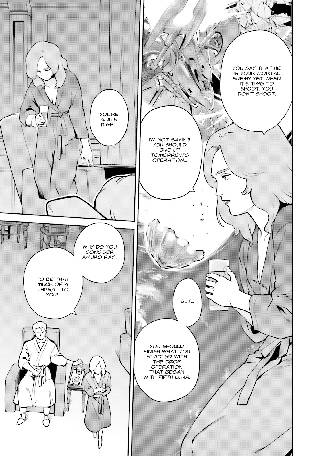 Kidou Senshi Gundam Gyakushuu no Char - Beltorchika Children Chapter 10 page 20 - Chapter 10: Coiled Up