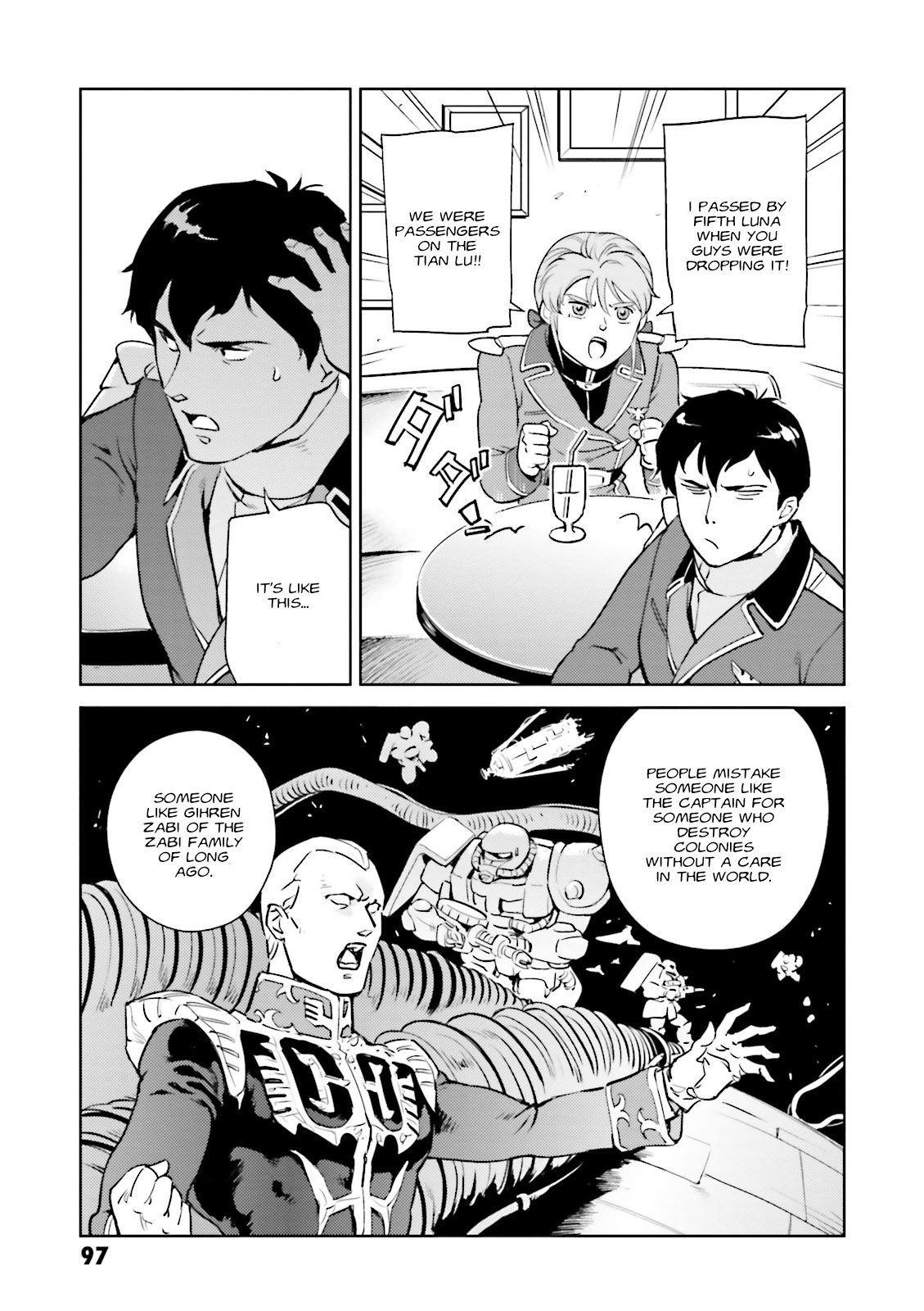 Kidou Senshi Gundam Gyakushuu no Char - Beltorchika Children Chapter 10 page 36 - Chapter 10: Coiled Up