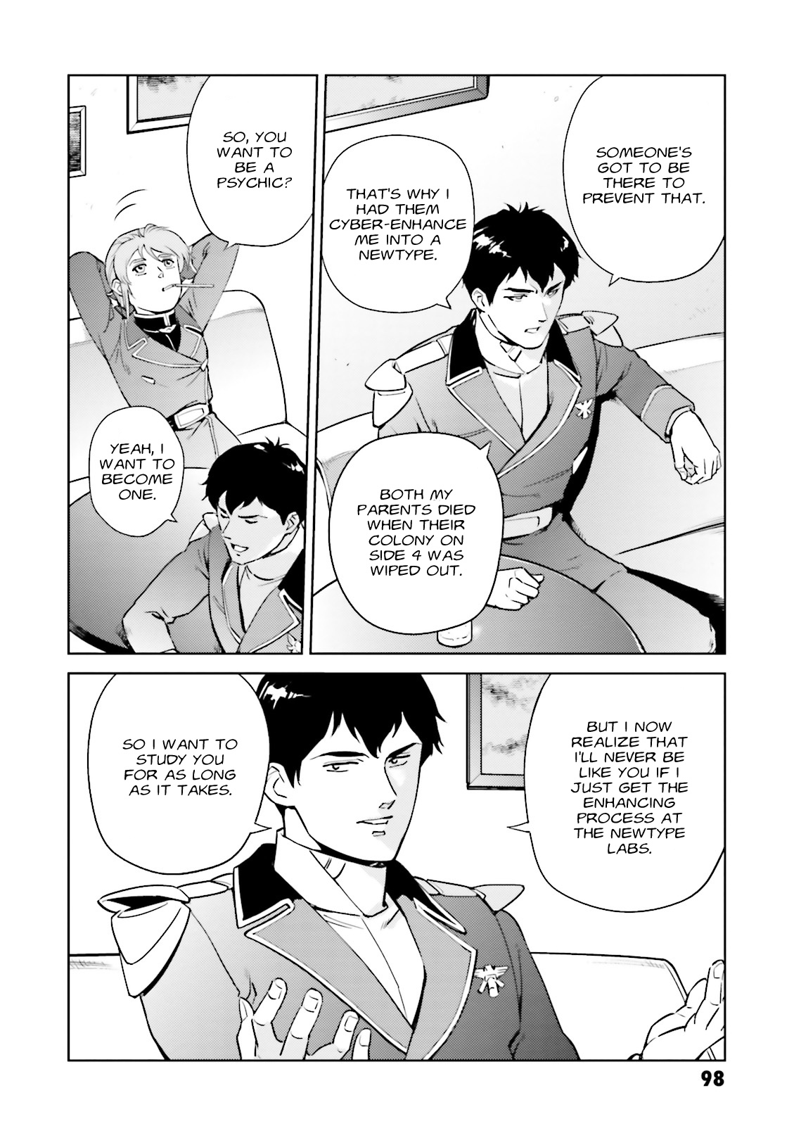 Kidou Senshi Gundam Gyakushuu no Char - Beltorchika Children Chapter 10 page 37 - Chapter 10: Coiled Up