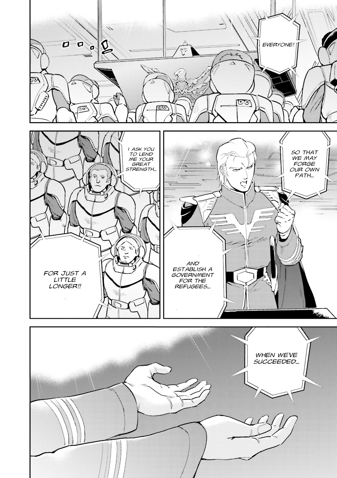Kidou Senshi Gundam Gyakushuu no Char - Beltorchika Children Chapter 11 page 14 - Chapter 11: Into Battle, Neo Zeon Fleet!