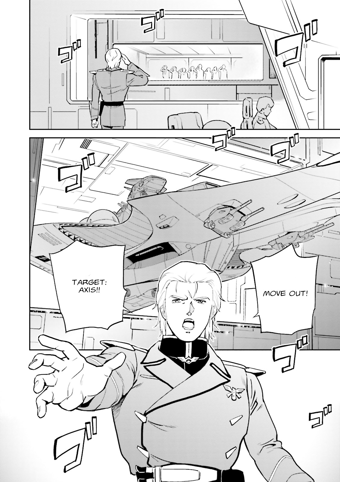 Kidou Senshi Gundam Gyakushuu no Char - Beltorchika Children Chapter 11 page 34 - Chapter 11: Into Battle, Neo Zeon Fleet!