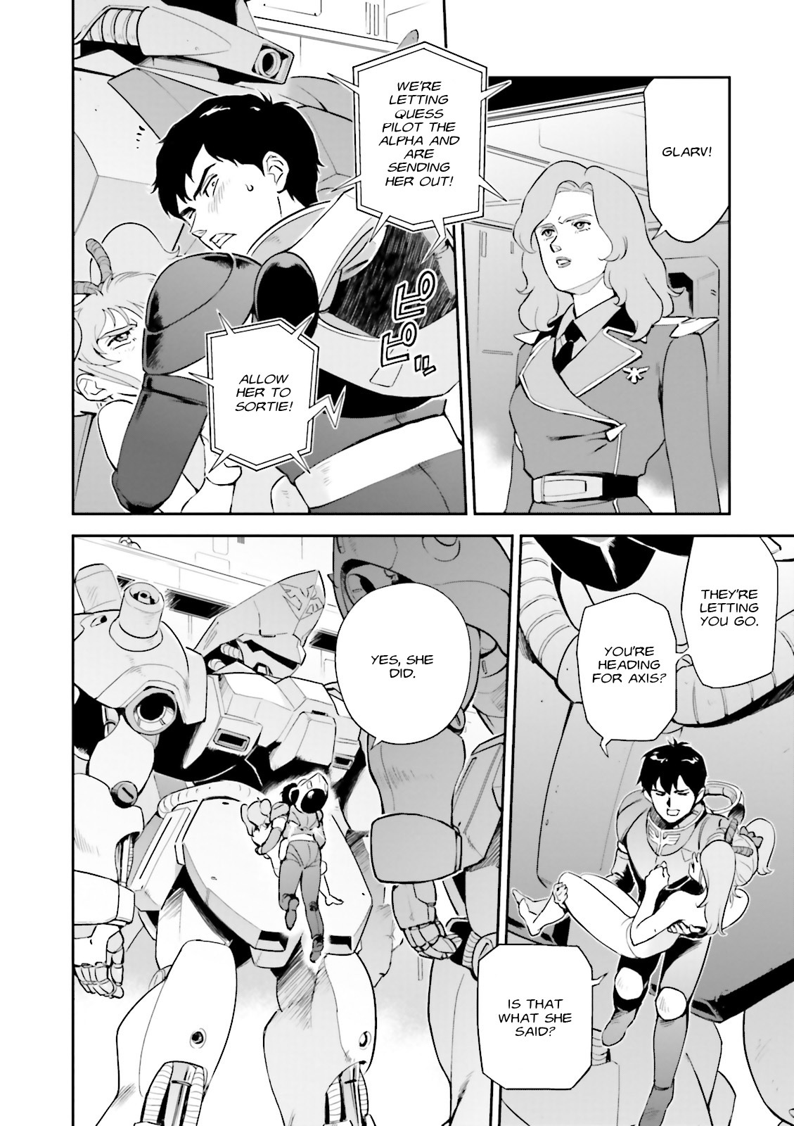 Kidou Senshi Gundam Gyakushuu no Char - Beltorchika Children Chapter 14 page 24 - Chapter 14: Quess and Mesta