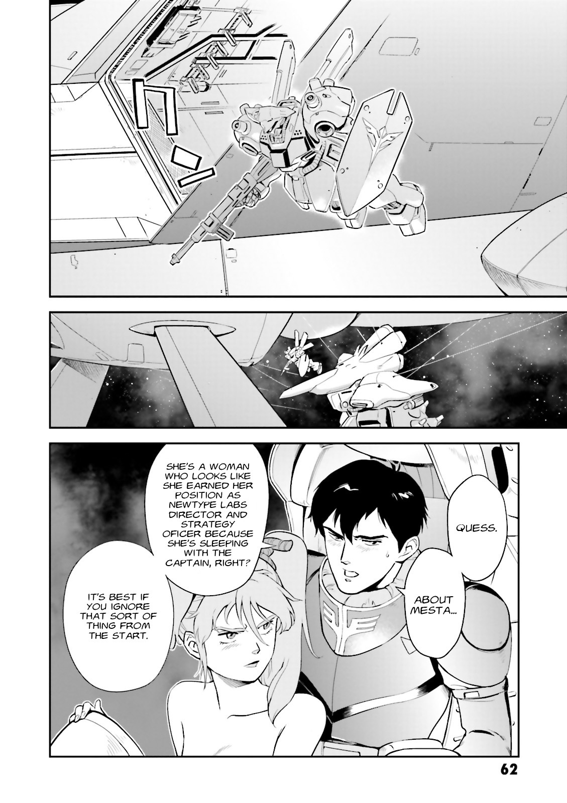 Kidou Senshi Gundam Gyakushuu no Char - Beltorchika Children Chapter 14 page 26 - Chapter 14: Quess and Mesta