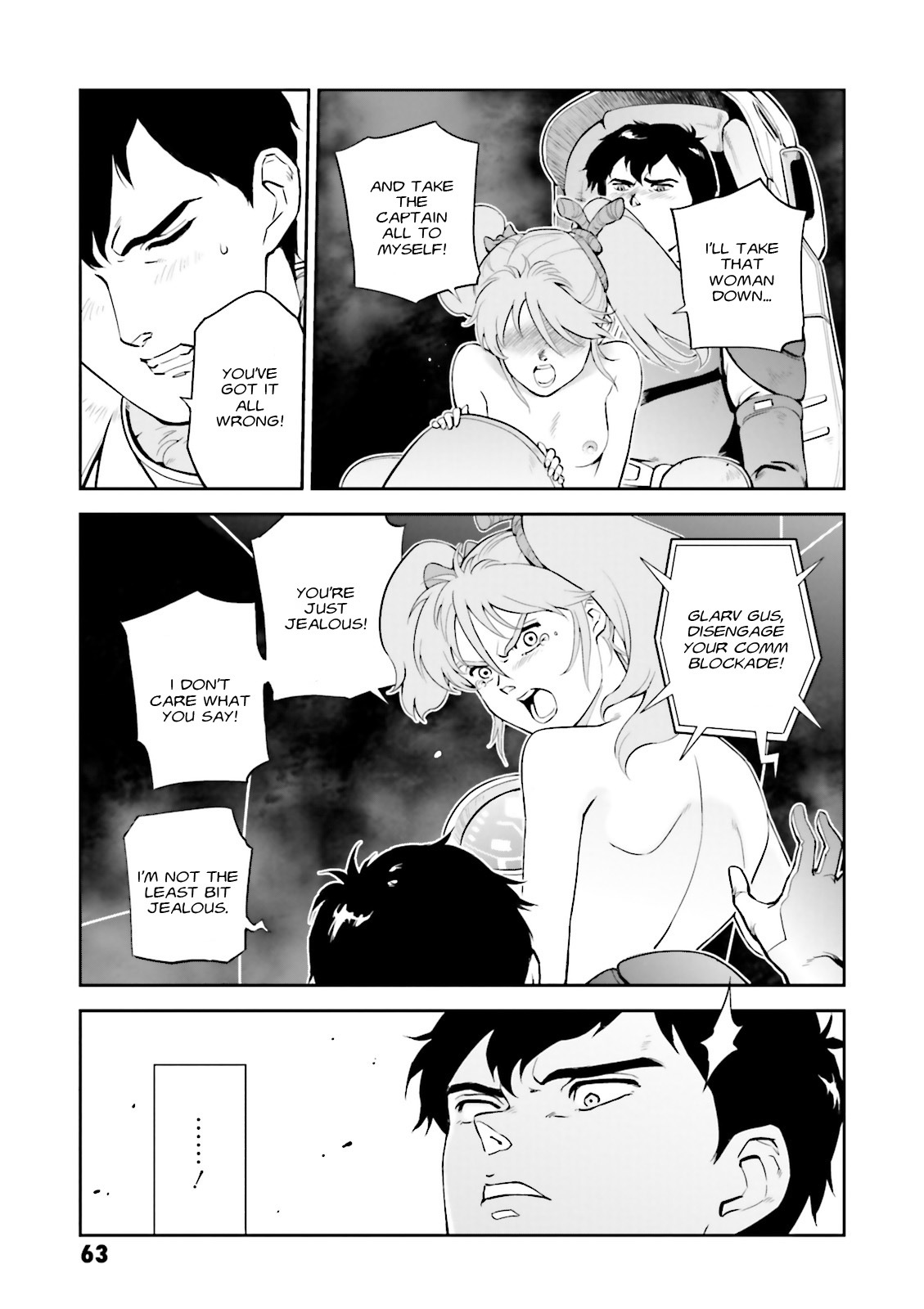 Kidou Senshi Gundam Gyakushuu no Char - Beltorchika Children Chapter 14 page 27 - Chapter 14: Quess and Mesta