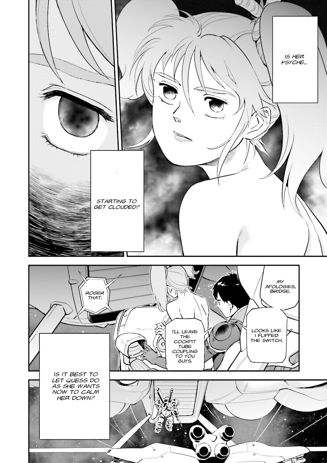 Kidou Senshi Gundam Gyakushuu no Char - Beltorchika Children Chapter 14 page 28 - Chapter 14: Quess and Mesta