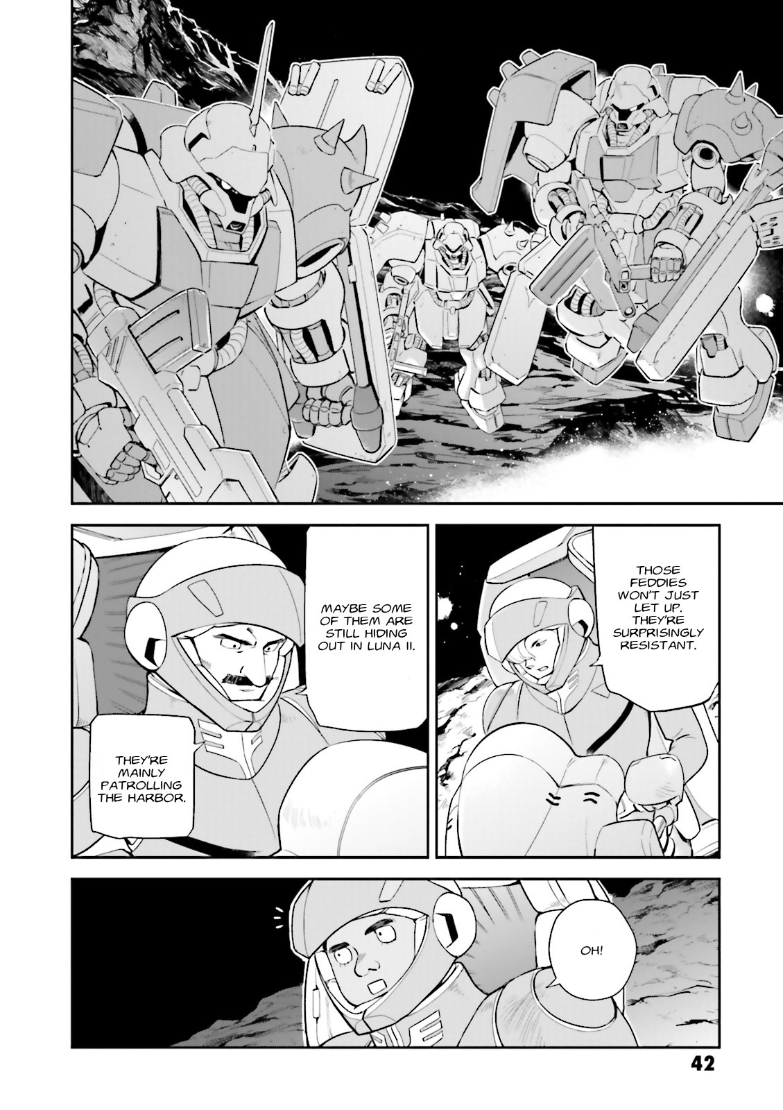 Kidou Senshi Gundam Gyakushuu no Char - Beltorchika Children Chapter 14 page 6 - Chapter 14: Quess and Mesta