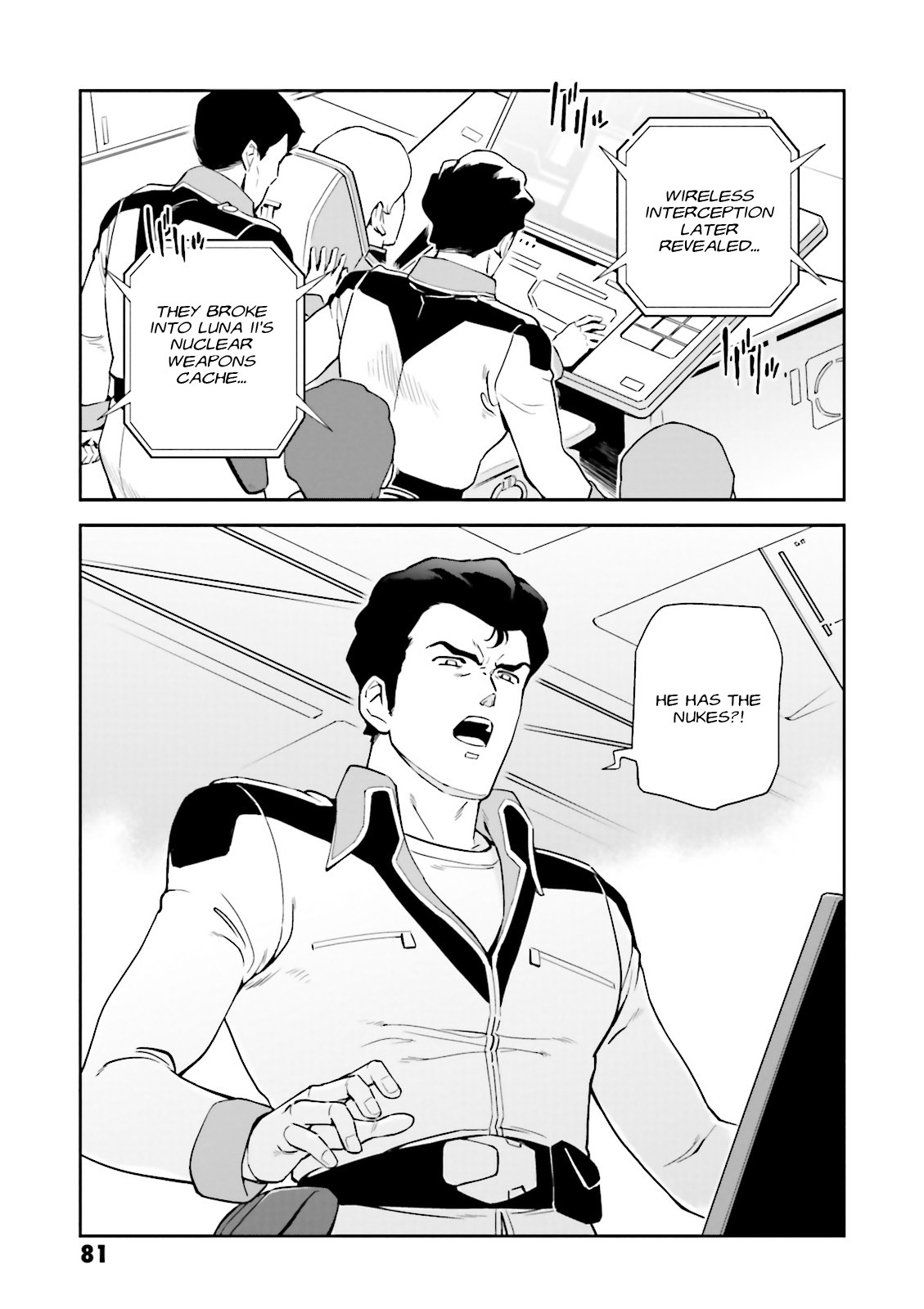 Kidou Senshi Gundam Gyakushuu no Char - Beltorchika Children Chapter 15 page 11 - Chapter 15: Fire from the Heavens