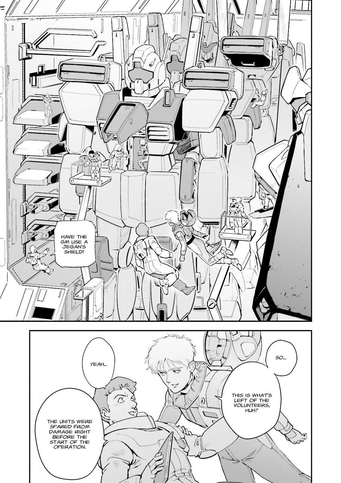 Kidou Senshi Gundam Gyakushuu no Char - Beltorchika Children Chapter 15 page 13 - Chapter 15: Fire from the Heavens
