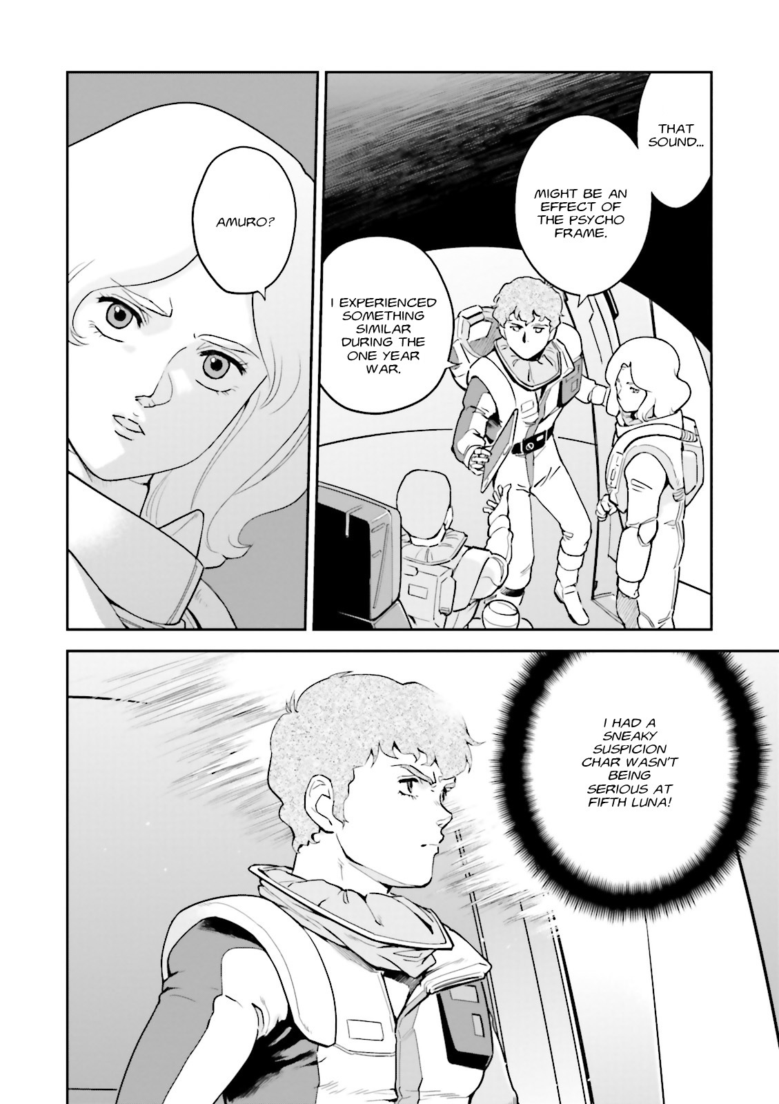 Kidou Senshi Gundam Gyakushuu no Char - Beltorchika Children Chapter 15 page 16 - Chapter 15: Fire from the Heavens