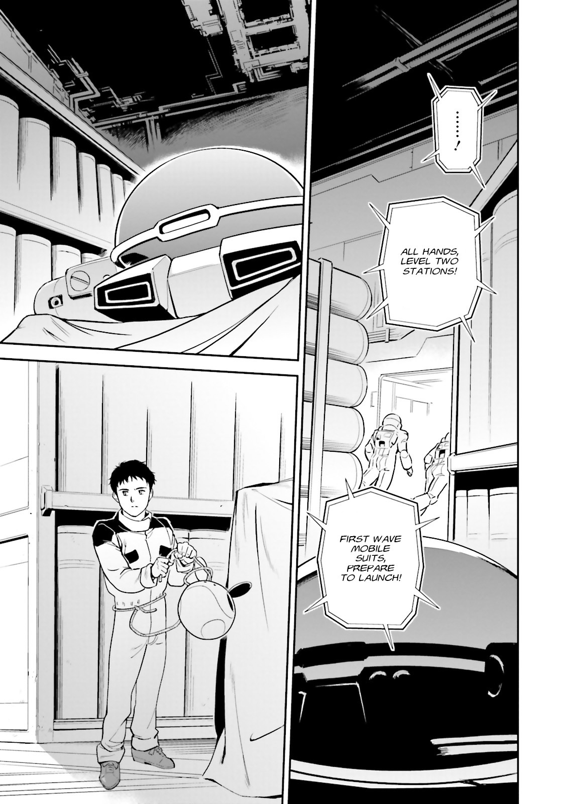 Kidou Senshi Gundam Gyakushuu no Char - Beltorchika Children Chapter 15 page 17 - Chapter 15: Fire from the Heavens