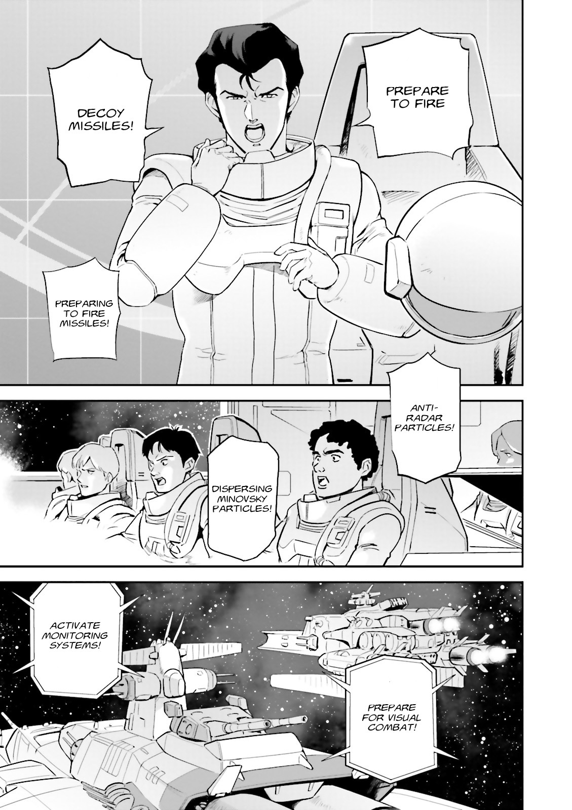 Kidou Senshi Gundam Gyakushuu no Char - Beltorchika Children Chapter 15 page 19 - Chapter 15: Fire from the Heavens