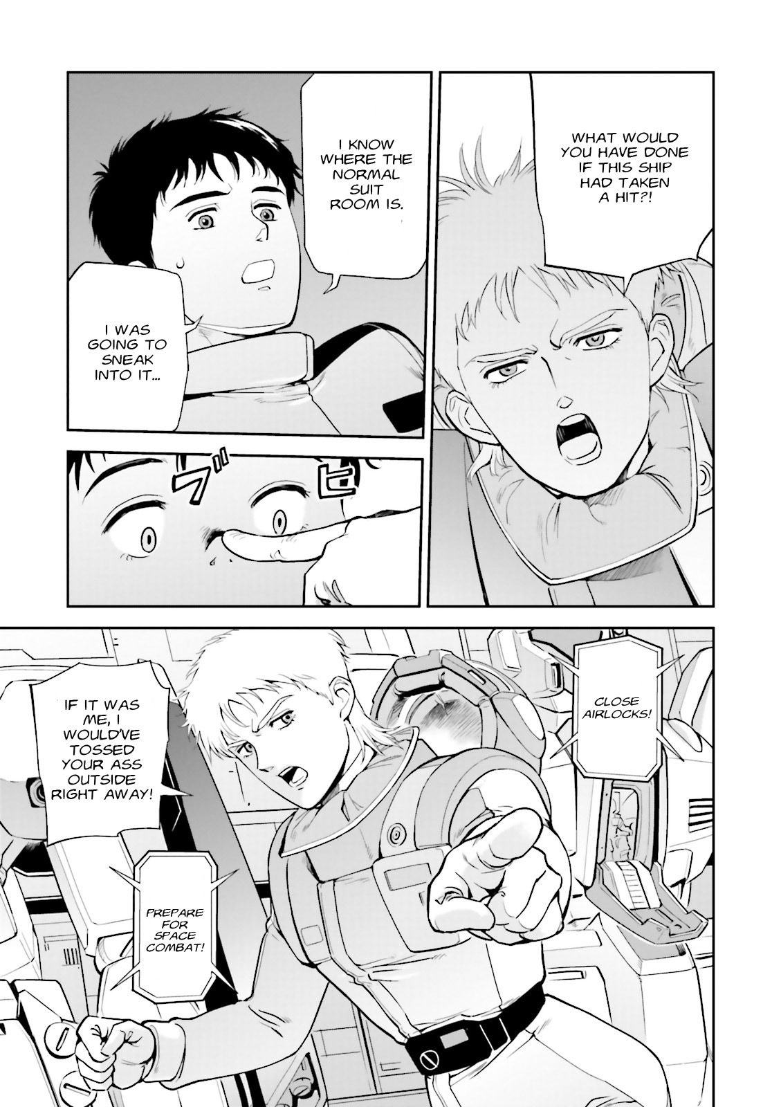 Kidou Senshi Gundam Gyakushuu no Char - Beltorchika Children Chapter 15 page 25 - Chapter 15: Fire from the Heavens