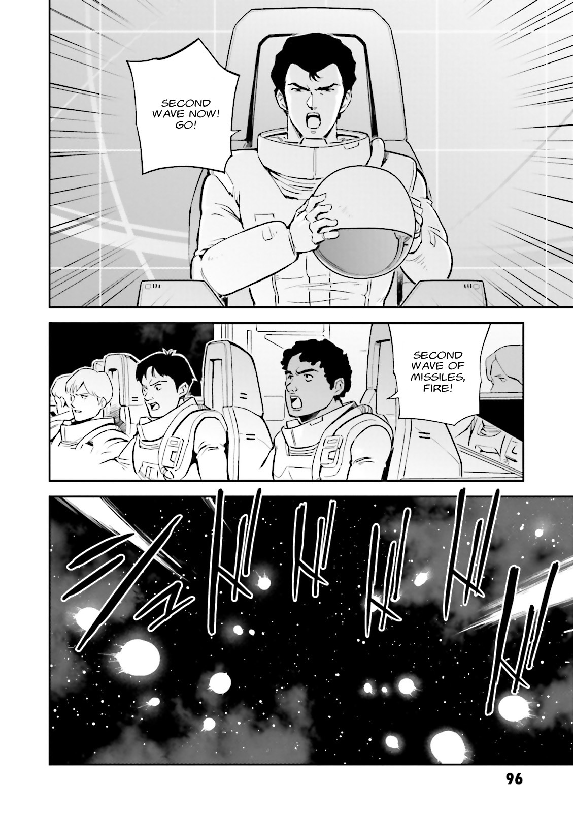 Kidou Senshi Gundam Gyakushuu no Char - Beltorchika Children Chapter 15 page 26 - Chapter 15: Fire from the Heavens