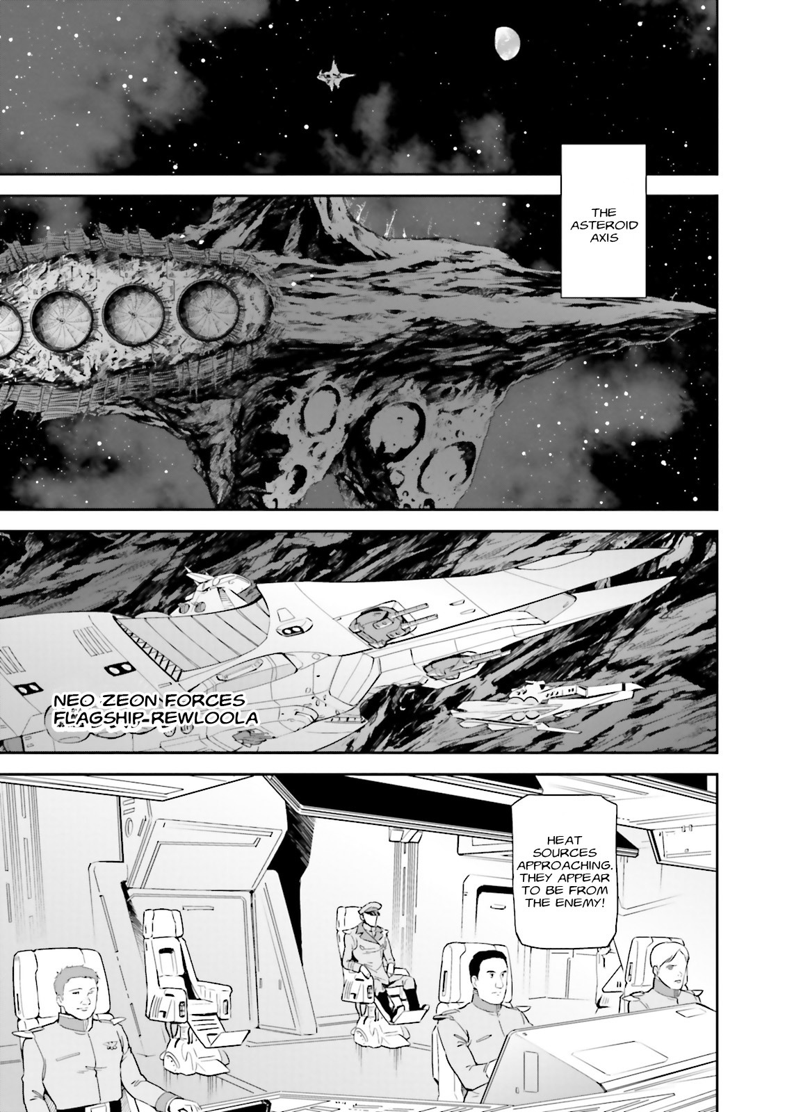 Kidou Senshi Gundam Gyakushuu no Char - Beltorchika Children Chapter 15 page 27 - Chapter 15: Fire from the Heavens