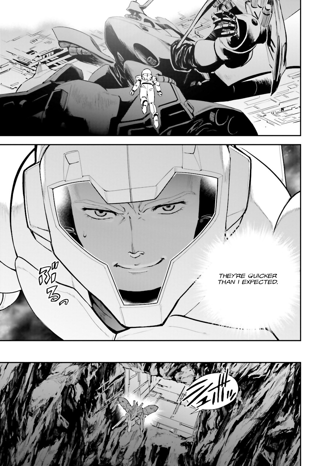 Kidou Senshi Gundam Gyakushuu no Char - Beltorchika Children Chapter 15 page 31 - Chapter 15: Fire from the Heavens