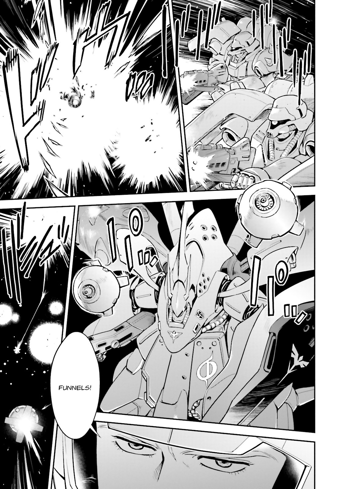 Kidou Senshi Gundam Gyakushuu no Char - Beltorchika Children Chapter 15 page 35 - Chapter 15: Fire from the Heavens