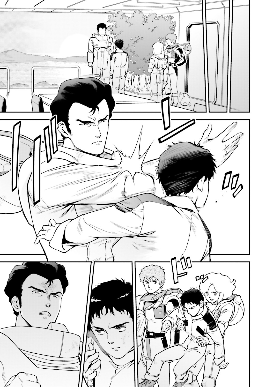 Kidou Senshi Gundam Gyakushuu no Char - Beltorchika Children Chapter 15 page 39 - Chapter 15: Fire from the Heavens