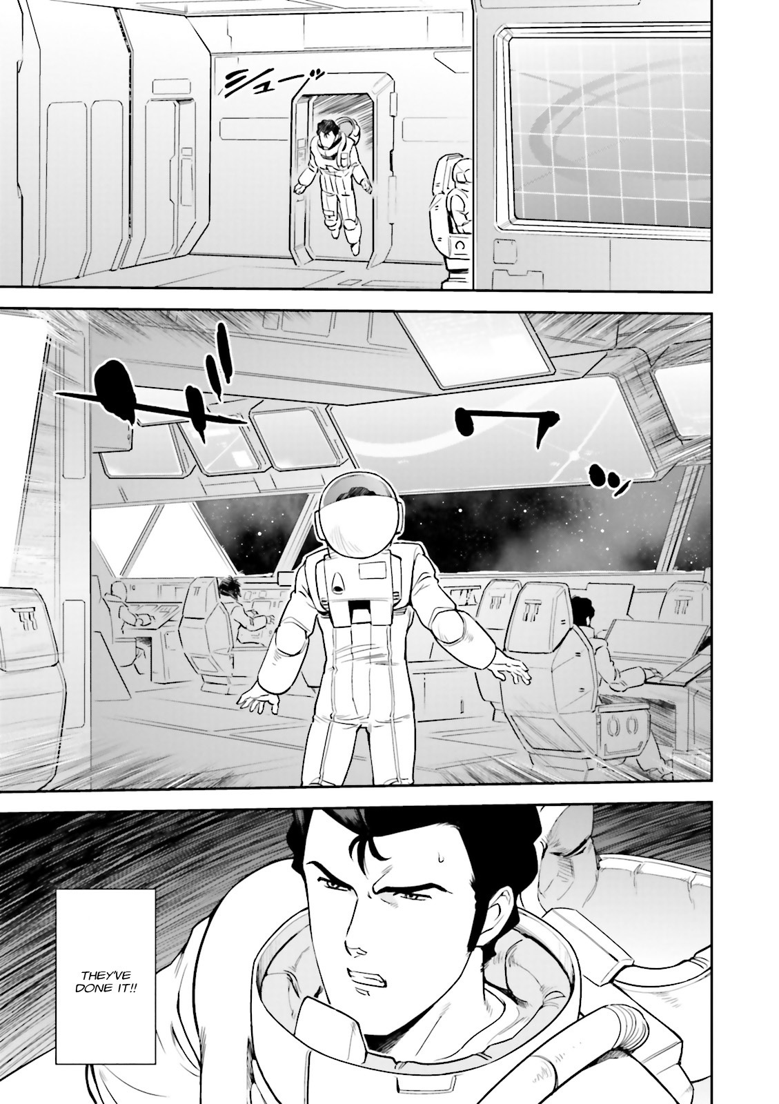 Kidou Senshi Gundam Gyakushuu no Char - Beltorchika Children Chapter 15 page 45 - Chapter 15: Fire from the Heavens