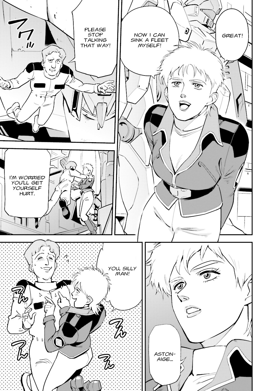 Kidou Senshi Gundam Gyakushuu no Char - Beltorchika Children Chapter 15 page 5 - Chapter 15: Fire from the Heavens