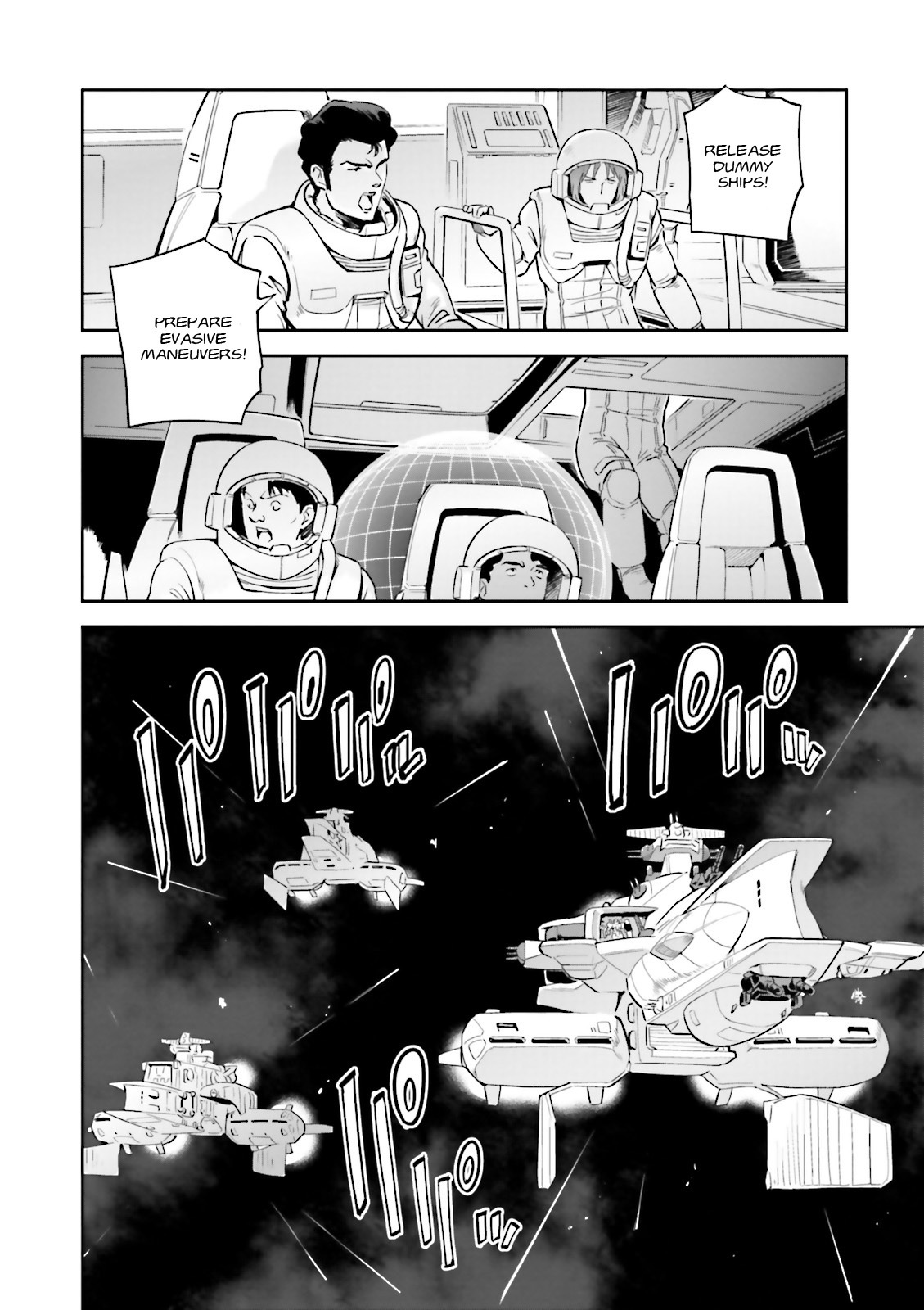 Kidou Senshi Gundam Gyakushuu no Char - Beltorchika Children Chapter 15 page 53 - Chapter 15: Fire from the Heavens
